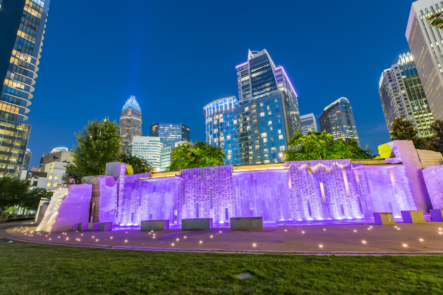 Romare Bearden Park in Charlotte, North Carolina